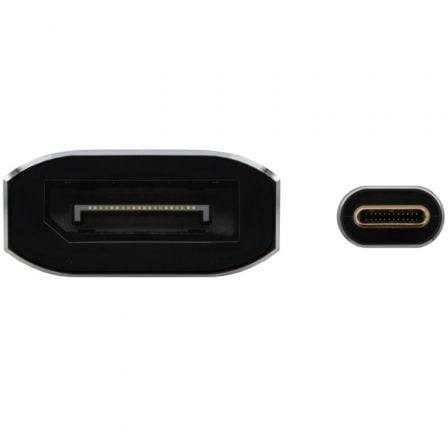 Conversor aisens a109-0690/ usb tipo-c macho - displayport hembra/ hasta 27w/ 1250mbps/ 15cm/ negro