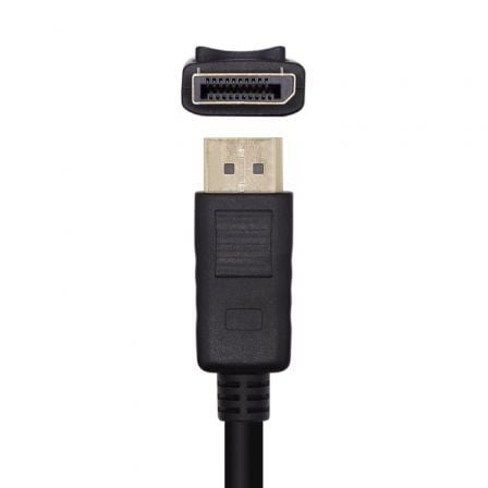 Cable displayport 1.2 4k aisens a124-0455/ displayport macho - displayport macho/ 1m/ negro