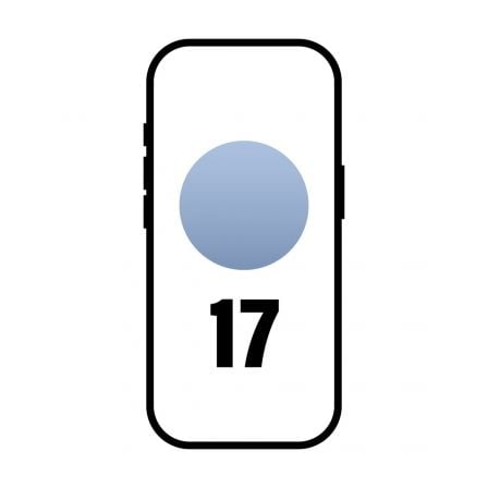 Smartphone Apple iPhone 17 512GB/ 6.3"/ 5G/ Azul Neblina