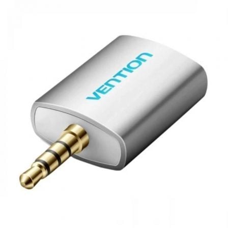 Adaptador audio vention bdaw0/ jack 3.5 macho - 2x jack 3.5 hembra/ blanco
