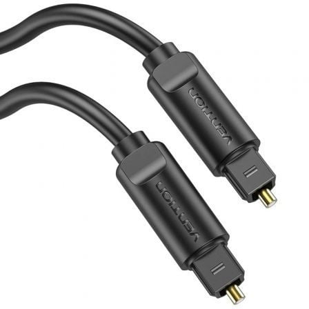 Cable de audio de fibra óptica vention baebf/ 1m/ negro