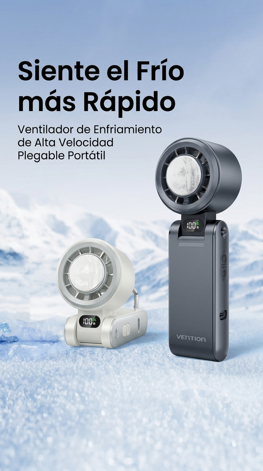 Ventilador de Mano Vention PBCH0/ 100 velocidades