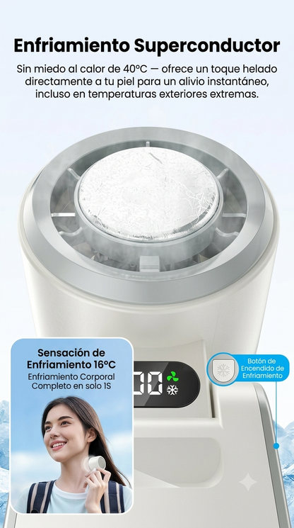 Ventilador de Mano Vention PBCH0/ 100 velocidades