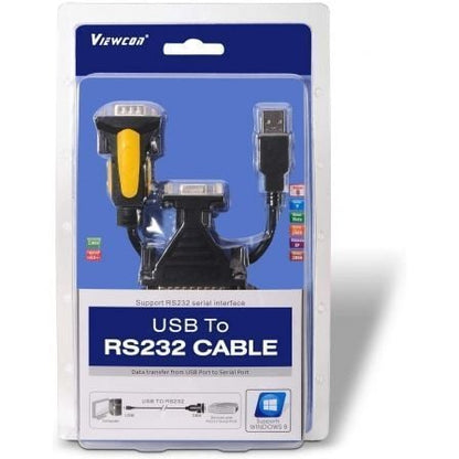 Cable conversor impresora aisens a104-0039/ usb macho - db9 macho/ 1.8m/ negro