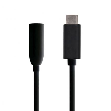 Conversor jack 384 khz aisens a109-0348/ usb tipo-c macho - jack 3.5 hembra