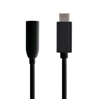 Conversor jack 384 khz aisens a109-0348/ usb tipo-c macho - jack 3.5 hembra
