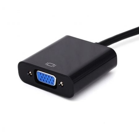 Cable conversor aisens a147-0352/ dvi macho - vga hembra/ 30cm/ negro