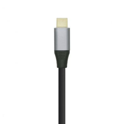 Cable displayport aisens a109-0395/ usb tipo-c macho - displayport macho/ hasta 27w/ 1250mbps/ 1.8m/ negro