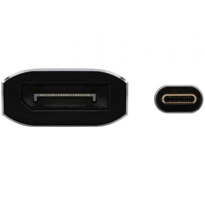 Conversor aisens a109-0690/ usb tipo-c macho - displayport hembra/ hasta 27w/ 1250mbps/ 15cm/ negro