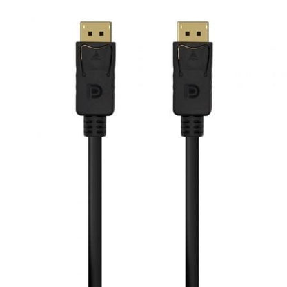 Cable displayport 1.2 4k aisens a124-0548/ displayport macho - displayport macho/ hasta 5w/ 2300mbps/ 50cm/ negro