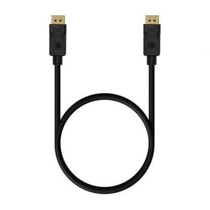 Cable displayport 1.2 4k aisens a124-0548/ displayport macho - displayport macho/ hasta 5w/ 2300mbps/ 50cm/ negro