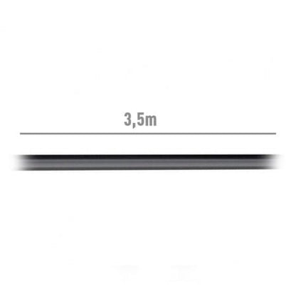 Cable estéreo aisens a128-0143/ jack 3.5 macho - jack 3.5 macho/ hasta 0.1w/ 3m/ negro