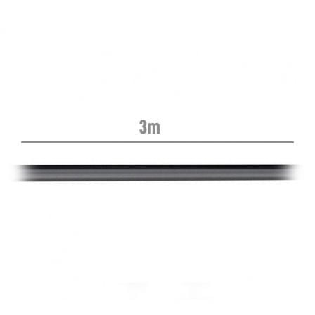 Cable estéreo aisens a128-0146/ jack 3.5 macho - jack 3.5 hembra/ hasta 0.1w/ 3m/ negro