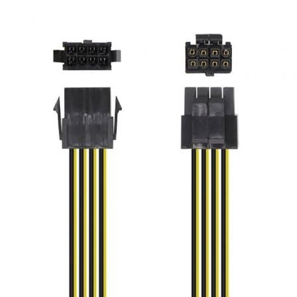 Cable de alimentación microprocesador aisens a131-0419/ molex -4+4 pin macho - molex 8 pin hembra/ 30cm