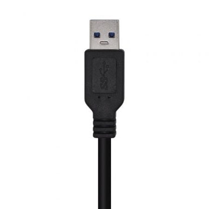 Cable usb 3.0 aisens a105-0448/ usb macho - usb macho/ 3m/ negro