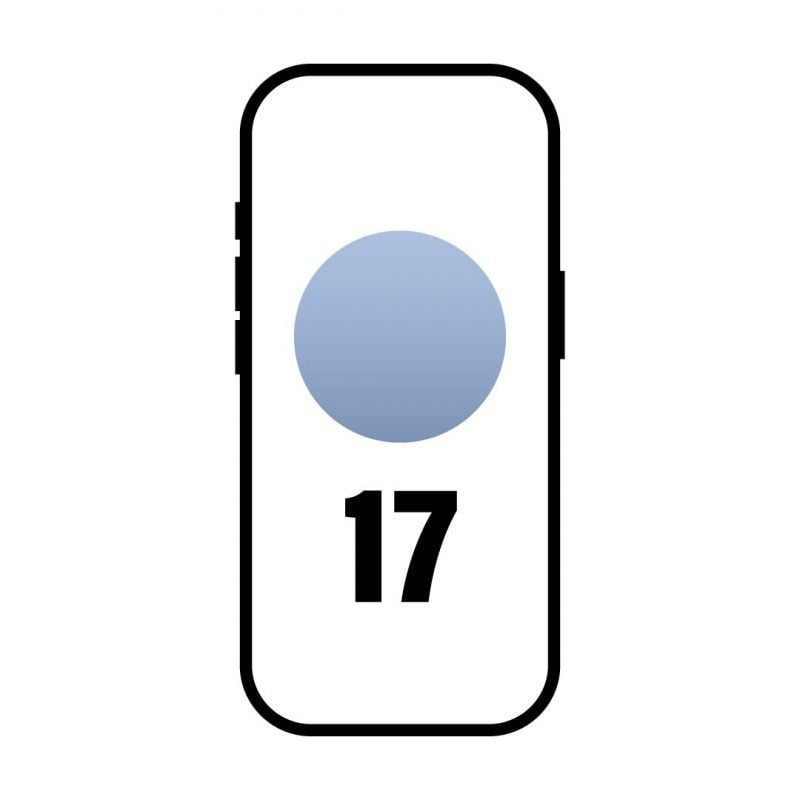 Smartphone Apple iPhone 17 256GB/ 6.3"/ 5G/ Azul Neblina
