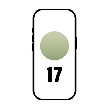 Smartphone Apple iPhone 17 256GB/ 6.3"/ 5G/ Verde salvia