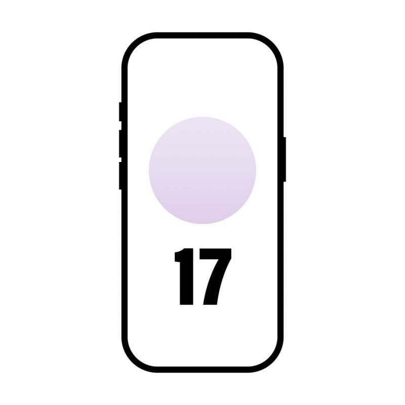Smartphone Apple iPhone 17 512GB/ 6.3"/ 5G/ Lavanda