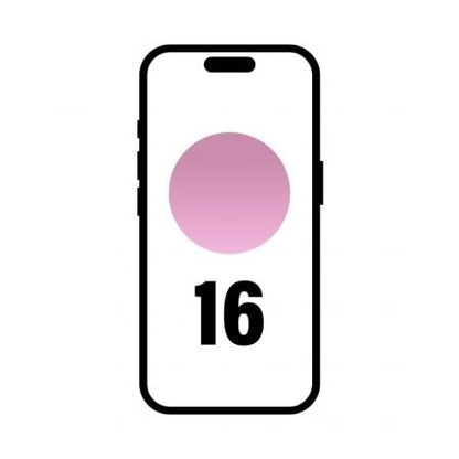 Smartphone Apple iPhone 16 128GB/ 6.1"/ 5G/ Rosa