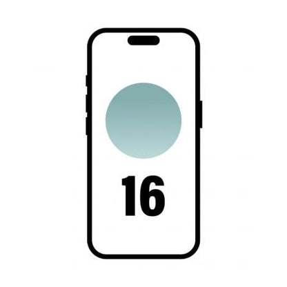 Smartphone Apple iPhone 16 128GB/ 6.1"/ 5G/ Verde Azulado