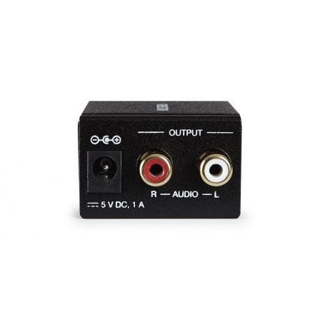 Convertidor de audio fonestar fo-37da/ entrada toslink y rca/ salida 2x rca