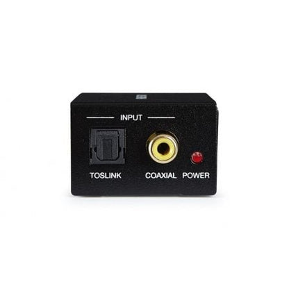 Convertidor de audio fonestar fo-37da/ entrada toslink y rca/ salida 2x rca