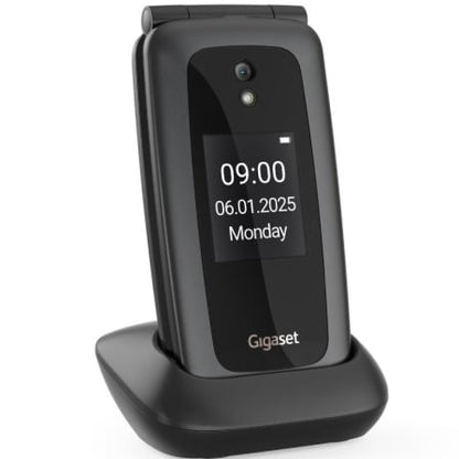 Teléfono Móvil Gigaset GL795 para Personas Mayores/ 4G/ Negro