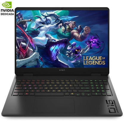 Portátil Gaming HP Omen 16-AN0013NS Intel Core Ultra 9-285H/ 32GB/ 1TB SSD/ GeForce RTX 5060/ 16"/ Sin Sistema Operativo