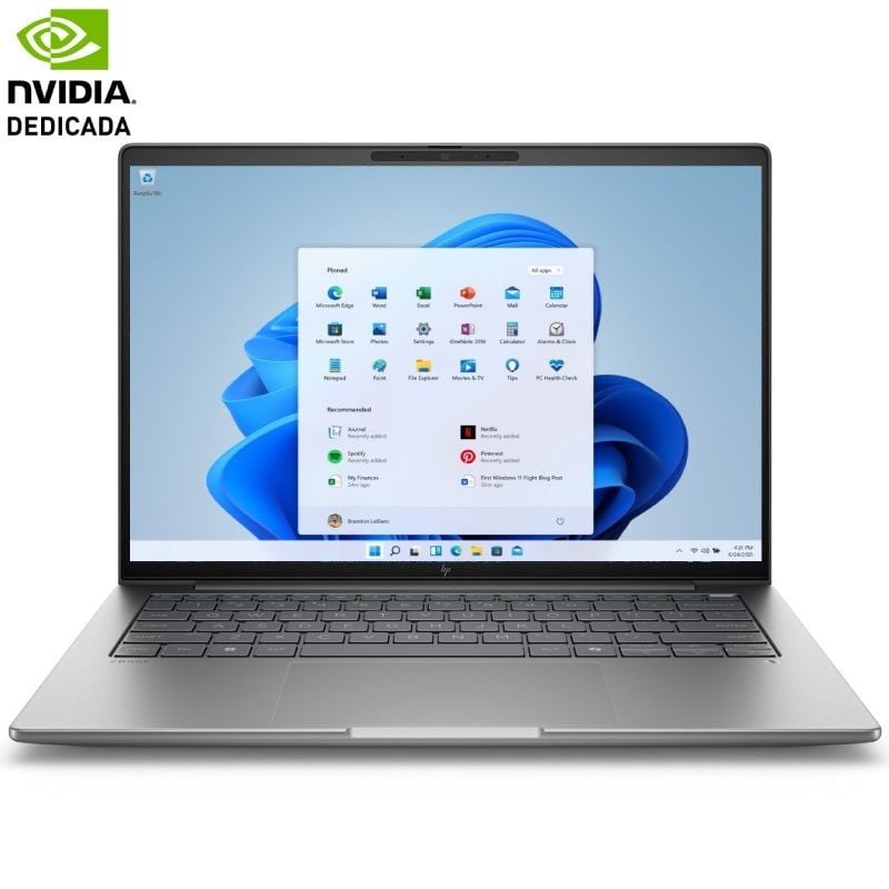 Portátil Workstation HP ZBook 8 G1i Intel Core Ultra 7-265H/ 64GB/ 1TB SSD/ RTX 500 Ada/ 14"/ Win11 Pro