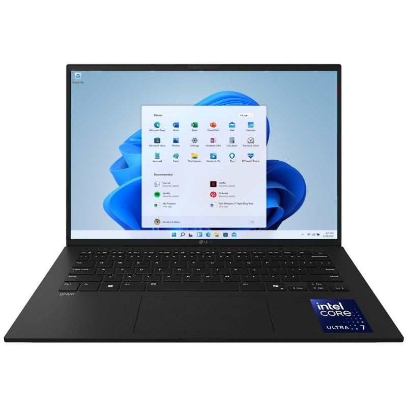 Portátil LG Gram 14Z90T-G.AD88B Intel Core Ultra 7-255H/ 32GB/ 1TB SSD/ 14"/ Win11
