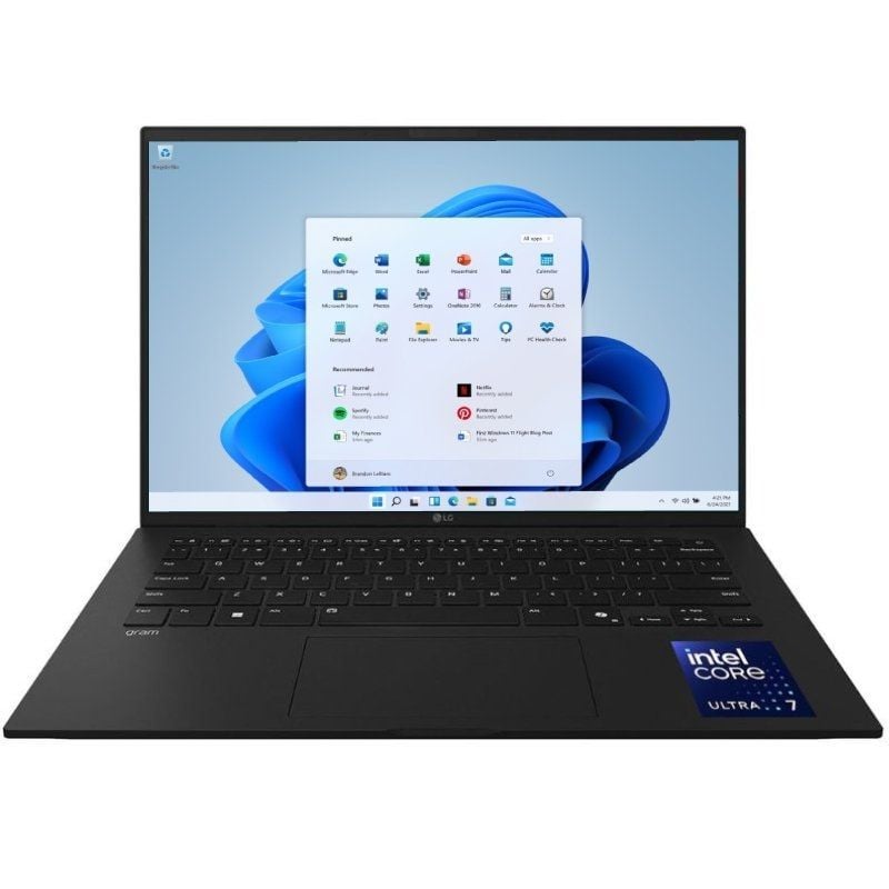Portátil LG Gram 14Z90T-G.AD8BB Intel Core Ultra 7-255H/ 32GB/ 2TB SSD/ 14"/ Win11