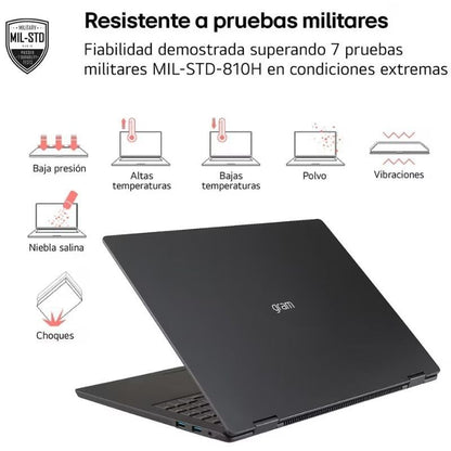Portátil LG Gram 15Z80T-G.AU88B Ryzen AI 7-350/ 32GB/ 1TB SSD/ 15.6"/ Win11