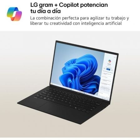 Portátil LG Gram 16Z90T-G.AD8BB Intel Core Ultra 7-255H/ 32GB/ 2TB SSD/ 16"/ Win11
