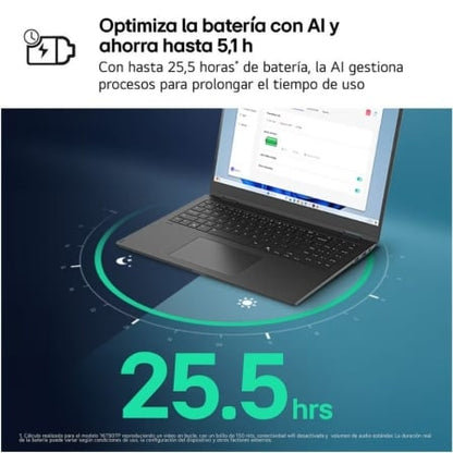 Portátil LG Gram Pro 16Z90TS-G.AU99BN Intel Core Ultra 9-288V/ 32GB/ 1TB SSD/ 16"/ Win11