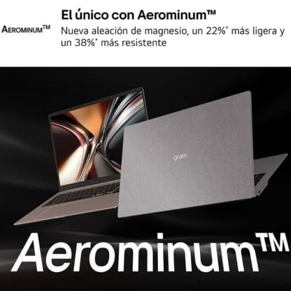 Portátil LG Gram Pro 16Z90U-K.AUB5BN Intel Core Ultra X7-358H/ 32GB/ 512GB SSD/ 16"/ Win11