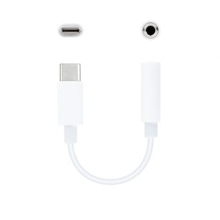 Conversor usb tipo-c nanocable 10.24.1205-w/ usb tipo-c macho - jack 3.5 hembra