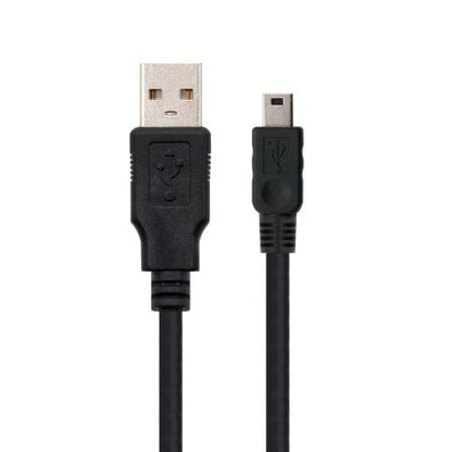 Cable usb 2.0 nanocable 10.01.0400/ usb macho - miniusb macho/ 50cm/ negro