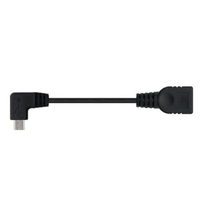 Cable usb 2.0 nanocable 10.01.3600/ microusb macho - usb hembra/ 15cm/ negro