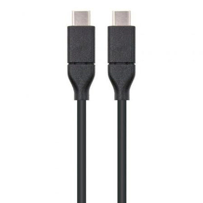 Cable usb 3.1 nanocable 10.01.4101/ usb tipo-c macho - usb tipo-c macho/ 1m/ negro