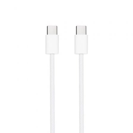 Cable usb 2.0 tipo-c nanocable 10.01.6002-co/ usb tipo-c macho - usb tipo-c macho/ hasta 60w/ 480mbps/ 2m/ blanco