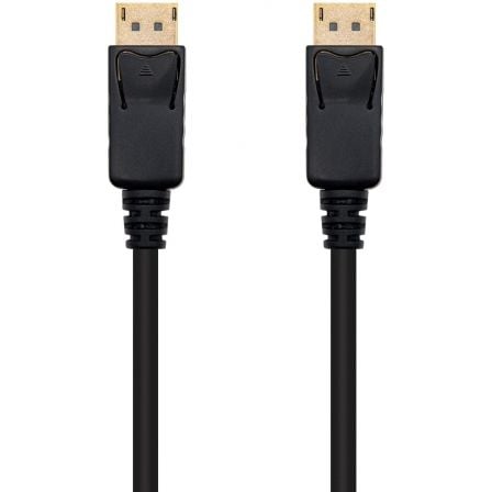 Cable displayport 1.2 4k nanocable 10.15.2302/ displayport macho - displayport macho/ 2m/ negro