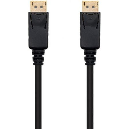 Cable displayport 1.2 4k nanocable 10.15.2303/ displayport macho - displayport macho/ 3m/ negro