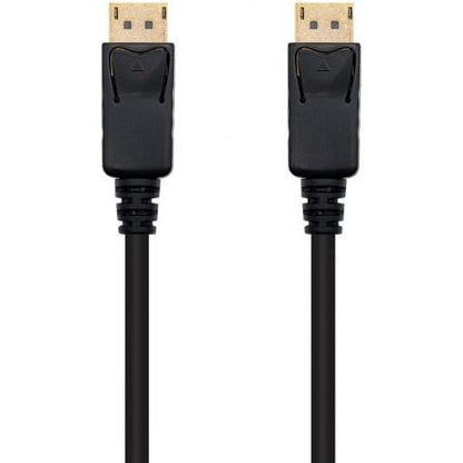 Cable displayport 1.2 4k nanocable 10.15.2305/ displayport macho - displayport macho/ 5m/ negro