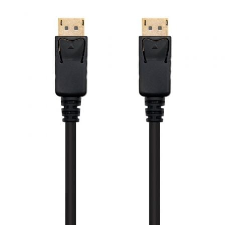 Cable displayport 1.2 4k nanocable 10.15.2300/ displayport macho - displayport macho/ 50cm/ negro