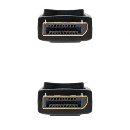Cable displayport 1.2 4k nanocable 10.15.2300/ displayport macho - displayport macho/ 50cm/ negro