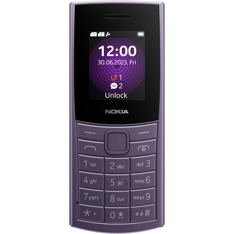 Teléfono Móvil Nokia 110 4G 2nd Edition/ Púrpura