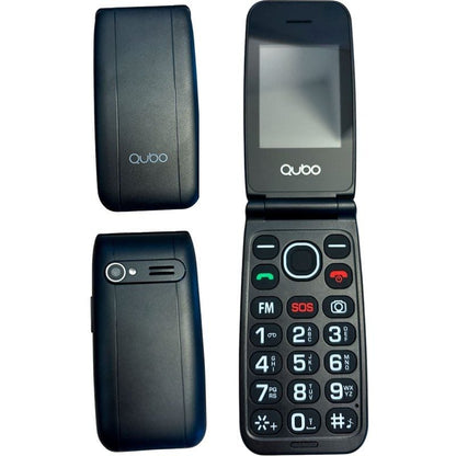 Teléfono Móvil Qubo NEONW-BK 4G para Personas Mayores/ Negro