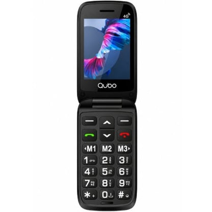 Teléfono Móvil Qubo P-220BKC 4G para Personas Mayores/ Negro