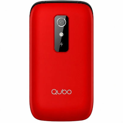 Teléfono Móvil Qubo P-220RD 4G para Personas Mayores/ Rojo