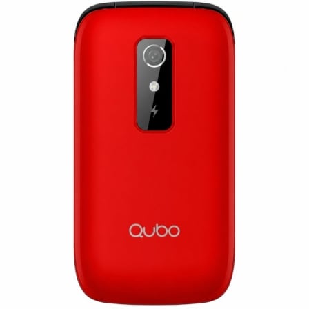 Teléfono Móvil Qubo P-220RD 4G para Personas Mayores/ Rojo